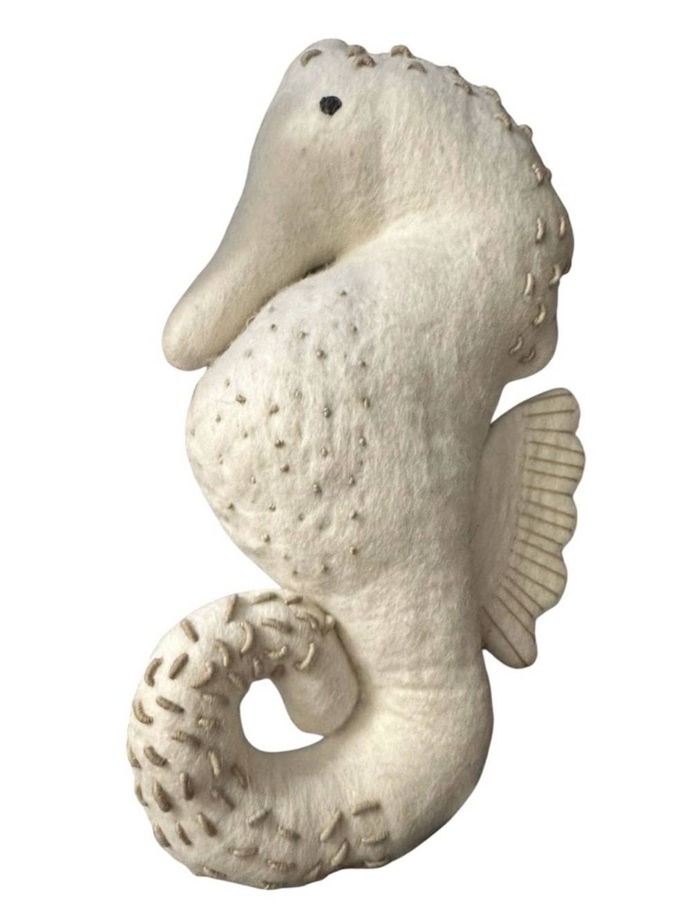Pottery Barn Seahorse Pillow Rare Coastal Lumbar NWT - Picture 4 of 13